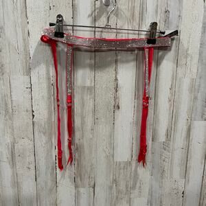 Victoria’s Secret Red Embellished Very Sexy Garter Belt Womens XS/S Lingerie